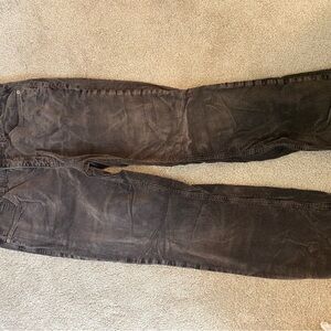 Pilcro Women's Relaxed Fit Pants in Deep Brown